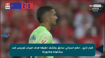 قرار ناري.. حكم إسباني سابق يكشف حقيقة هدف فيران توريس ضد برشلونة ومايوركا